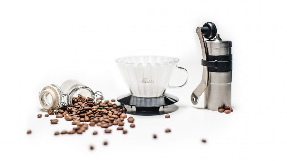 Vers gemalen koffie uit de molen